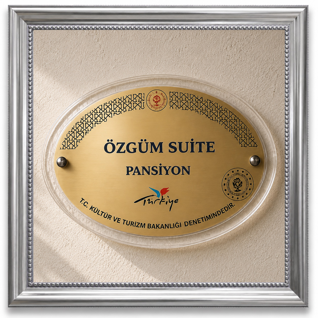 Ministry of Culture and Tourism Certificate